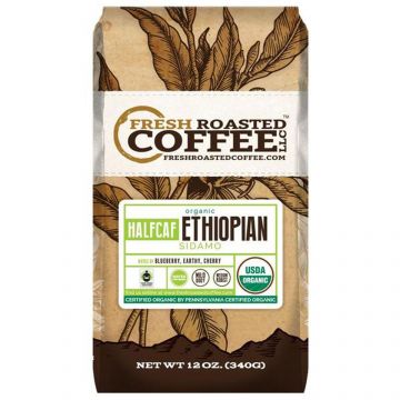 Organic Ethiopian Sidamo Water Half Caf Coffee - Fair Trade